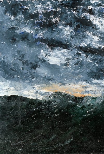 Landschaft, Seestück - Vâgen VIII (Welle VIII) von August Johan Strindberg